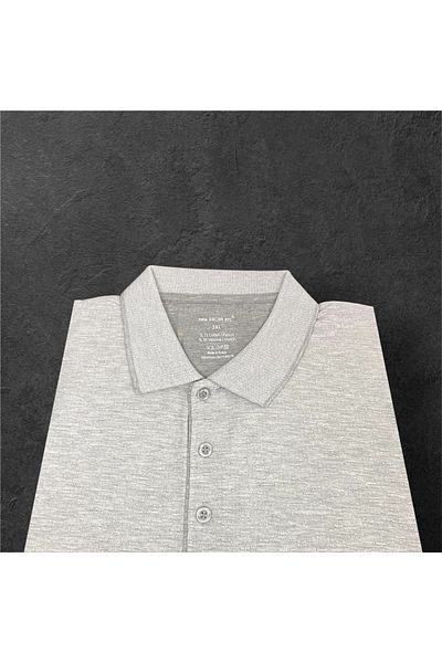 Sadık Collection Ercan Ανδρικό μπλουζάκι με βαμβακερό ζακάρ γιακά μεγάλου μεγέθους με τσέπη 0141