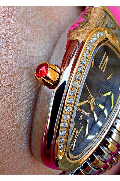 Raymond Double Color Women's Wristwatch