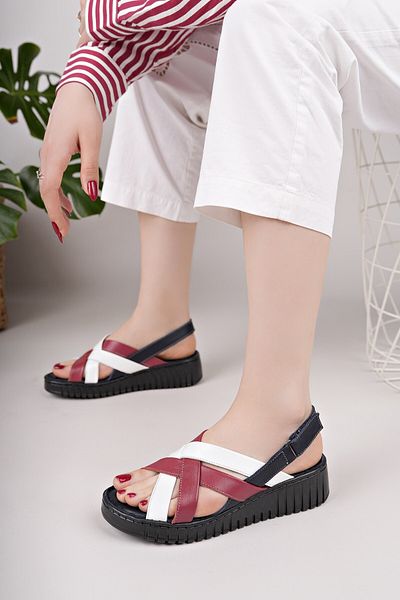 Diego Carlotti Genuine Leather Women's Daily Sandals Dd9747