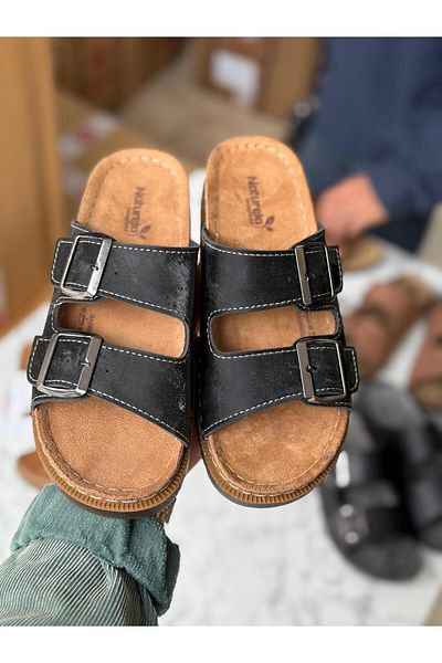 GEZER Anatomical Women's Sandals Leather Slippers