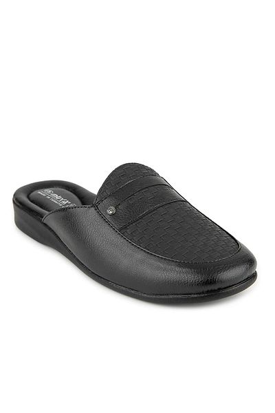 Muya Lengva 35410 Men's Classic Slippers Black