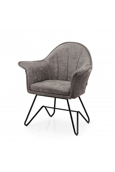 SAHABA gray fabric chair