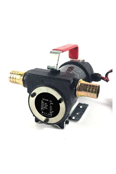 MOONSHOP 24 Kendinden Emişli Elektrikli Taşınabilir Yakıt Sıvı Yağ Aktarma Mazot Pompası Paslanmaz Gövdeli