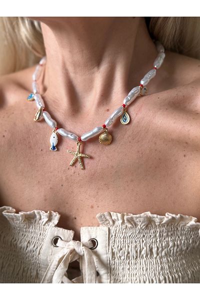 Rossetto Atelier Sea Necklace with Pearl