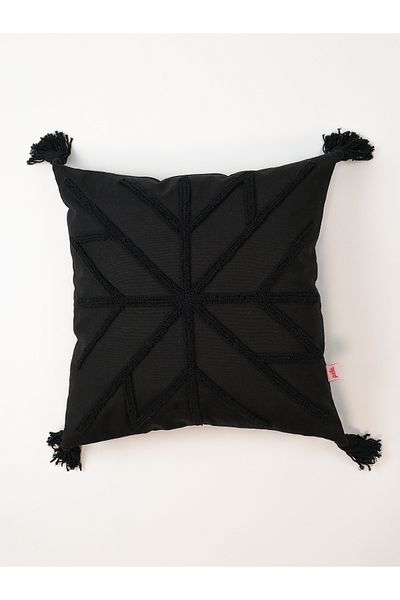 Galia Tasarım Husă de pernă Scandinavian II Black Minimal Punch