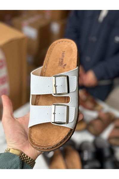 GEZER Anatomical Women's Sandals Leather Slippers