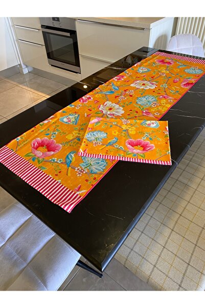 Lusso Gardenya Runner ve Havlu Seti