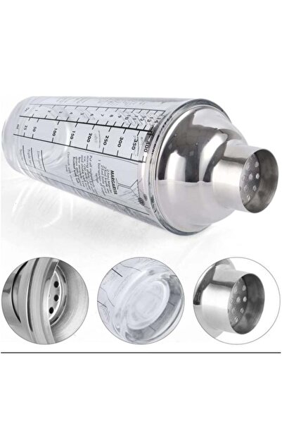 PUFO Cocktail glass shaker with lid for bar and cocktail, 450 ml