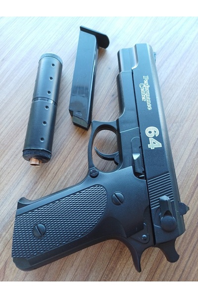 OYUNCAKSAHİLİ Oyuncak Tabanca Çocuk Oyuncakları 50 Metre Mesafe Metal Set