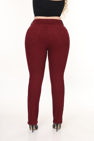 İstangül Butik Large Size Full Lycra Pipe Leg Jean