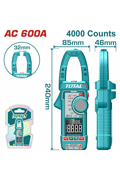 TOTAL AC 600a Digital Clamp Meter