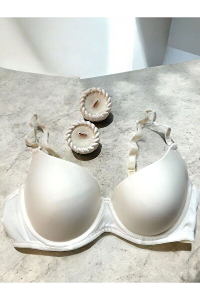 Lotiva Wear حمالة صدر بيضاء غير مدعومة