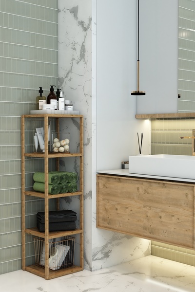 Jest Dekor Konsept ADEN 5 RAFLI BANYO RAFI (ATLANTİK ÇAM)