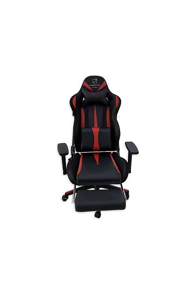 BACK COMFORT Gaming Chair with Side Speakers and LED Lights | Adjustable Footrest and Reclining Back