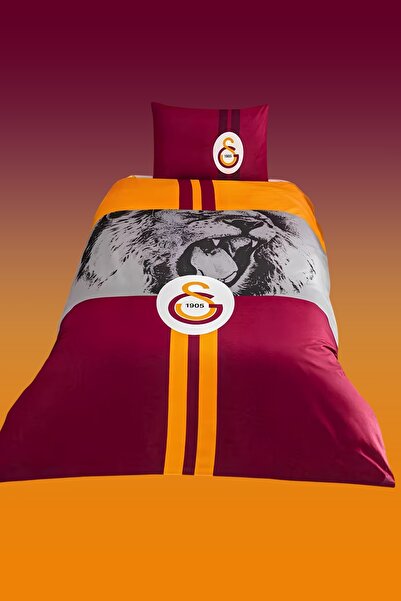 Taç Galatasaray Lisanlı Aslan Set - 5 Parça Tek Kişilik Uyku Seti Kupa Bardak Hediye