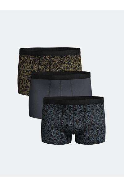 LC Waikiki Ανδρικά μποξεράκια Standard Mold Cotton Flexible 3-συσκευασία (S5)