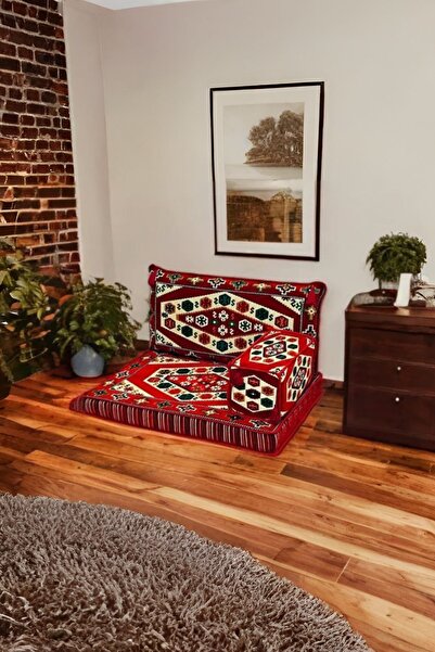 mdhomecarpet Şark Köşesi Minder Takımı | Yer , Sırt Minderi, Etnik Desen, Sal...