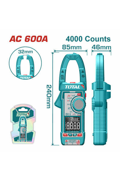 TOTAL AC 600a Digital Clamp Meter