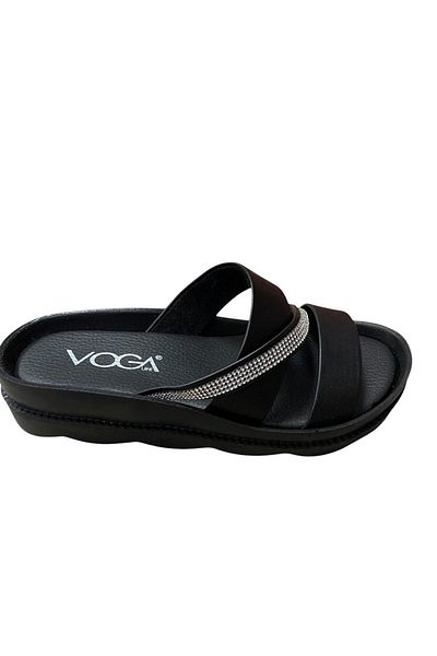 Voga Women's Flat Sole Stone Slippers