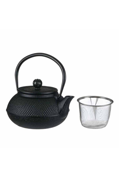 PUFO cast iron kettle with infuser, 600 ml, black