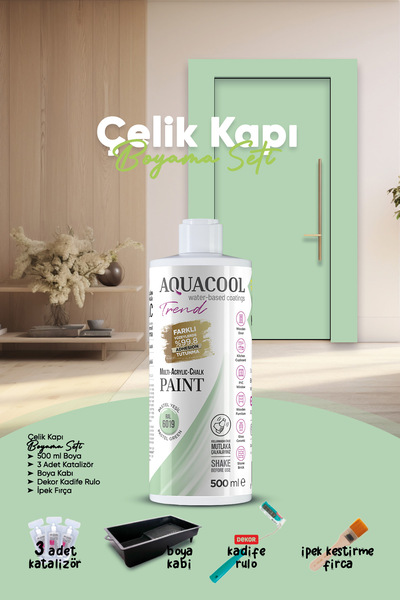 Aquacool Trend Çelik Kapı Boyama Seti