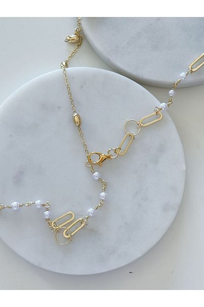CHARMLUCKY Special Series Pearl Y Necklace