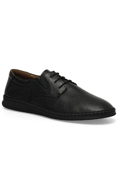 Polaris 107330   Men's Genuine Leather Hand Saddle Stitched 5 Point Anatomical Sole Lace up Shoes