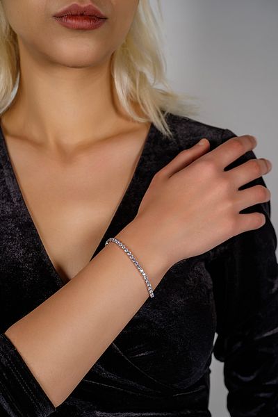 Swaroski Pearltrace Silverline