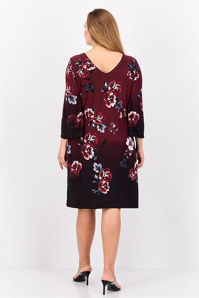Carmen Marc Valvo Women Floral Print Midi Dress, Multicolor