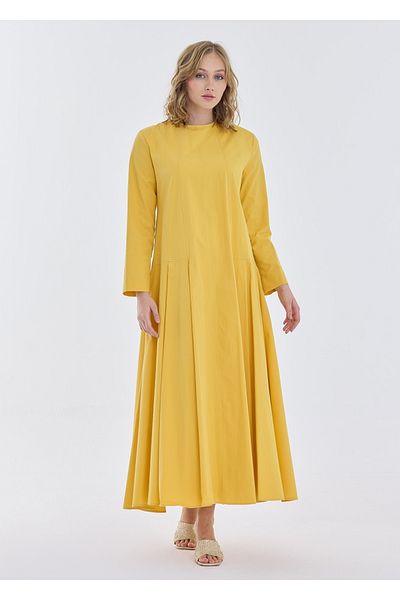 Armağan Pleat Detailed Dress