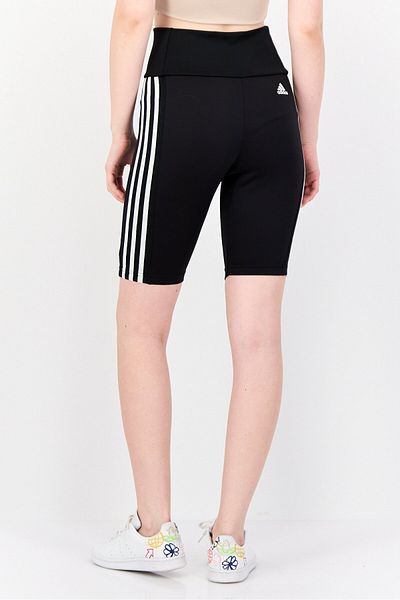 adidas Women Sportswear Fit Pull On Training Bike Shorts, Black