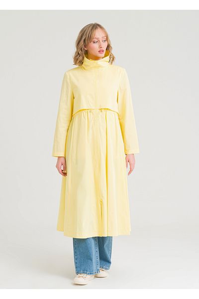 Armağan Gathered Waist Trench Coat