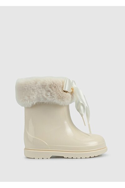 Figorama Дівчачі кремові дощові чоботи