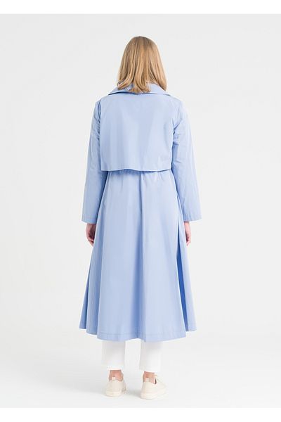 Armağan Gathered Waist Trench Coat