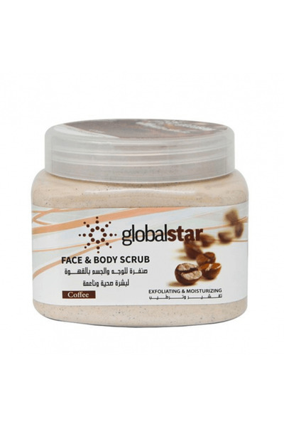 Globalstar مقشر الوجه والجسم بالقهوة من جلوبال ستار - 500مل