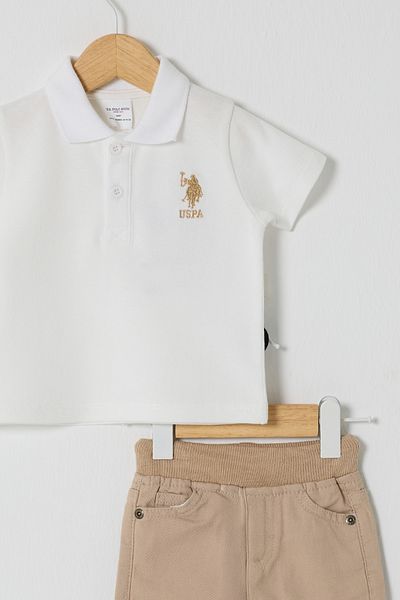 U.S. Polo Assn. Set 2 bucati pentru bebelusi