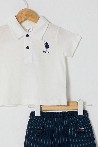 U.S. Polo Assn. Set 2 bucati pentru bebelusi