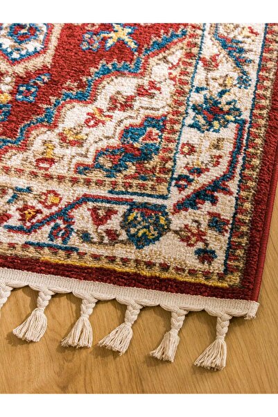 LC Waikiki Karişik Desenli Püsküllü Halı 80x150 Cm (S5)