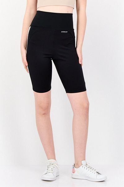 adidas Women Sportswear Fit Pull On Training Bike Shorts, Black