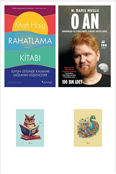 Domingo Yayınevi O AN - M. Barış Muslu - Rahatlama Kitabı Matt Haig (2 NOT DE...