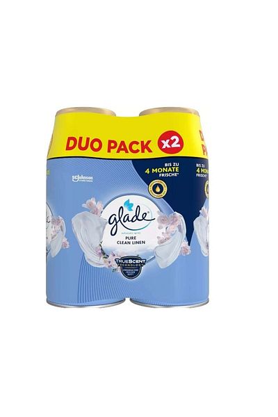 Glade Set 2 Bucati Auto Spray Rezerva 269ml, Clean Linen