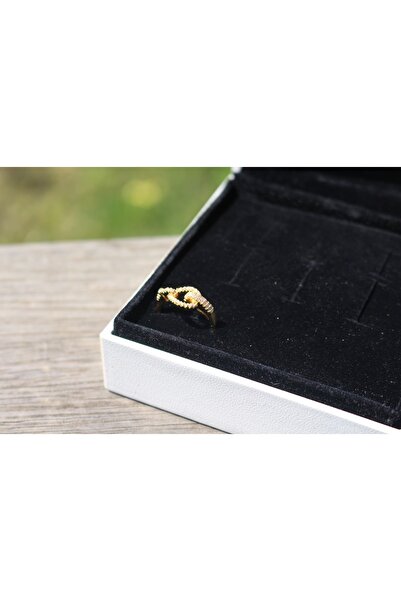 MODEL Ayarlanabilir Gold Düğüm Yüzük