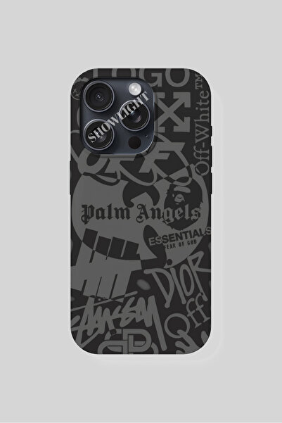 SHOWLIGHT Tecno Camon 19 Pro Uyumlu Off White Tasarımlı Premium Telefon Kılıfı