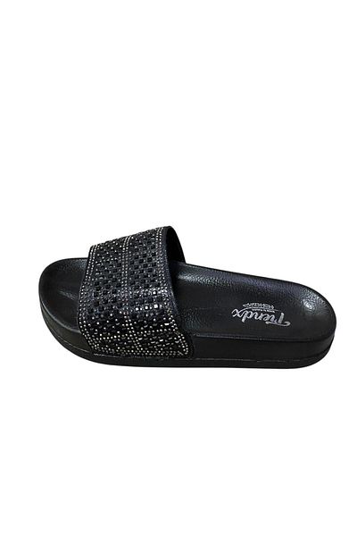 TRENDX Women's Flat Sole Stone Slippers