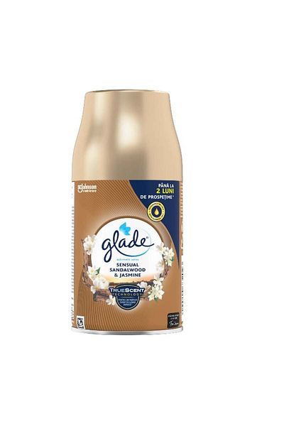 Glade Automatic Room Air Freshener Spray Sensual Sandalwood & Jasmine, 269 ml