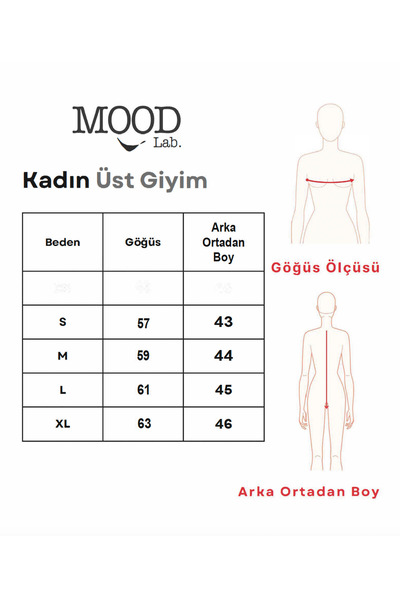 Mood Lab Slogan Baskılı Crop Oversize Tişört