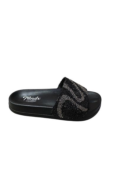 TRENDX Women's Flat Sole Stone Slippers