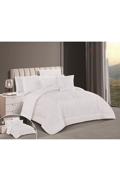 Red Rose مفرش صيفي نفر فندقي سادة ذو طابع وجهين من المايكروفايبر مقاس 170*220سم32
