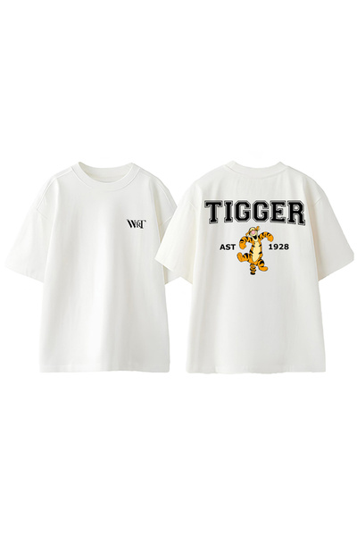 THEWERT Μπλουζάκι με σχέδιο Winnie The Pooh Tigger με στάμπα από βαμβακερό λε...