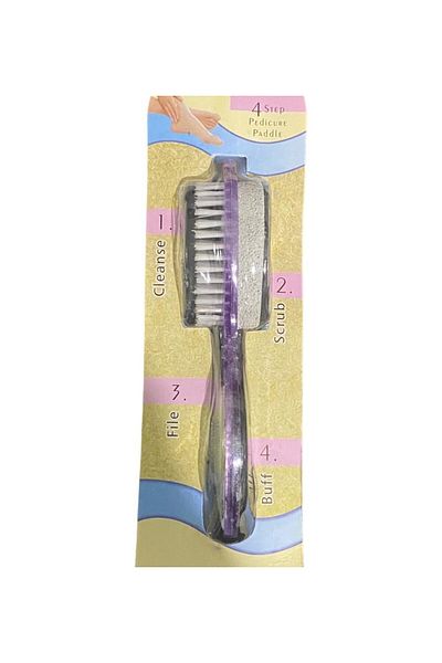 Vitastyle Purple Color 4 Function Pedicure Set and Foot Heel Rubber